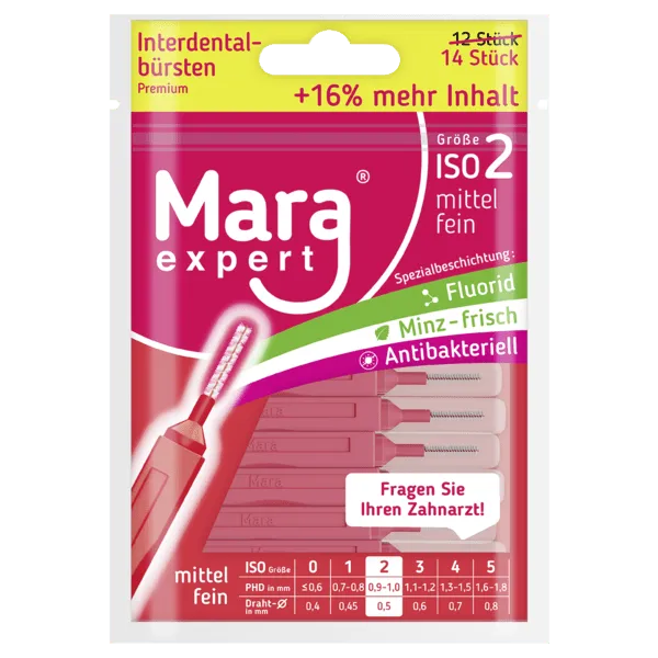 Mara Expert Interdentalbürsten oder Mara Expert Paromed 6 Kräuter Zahncreme