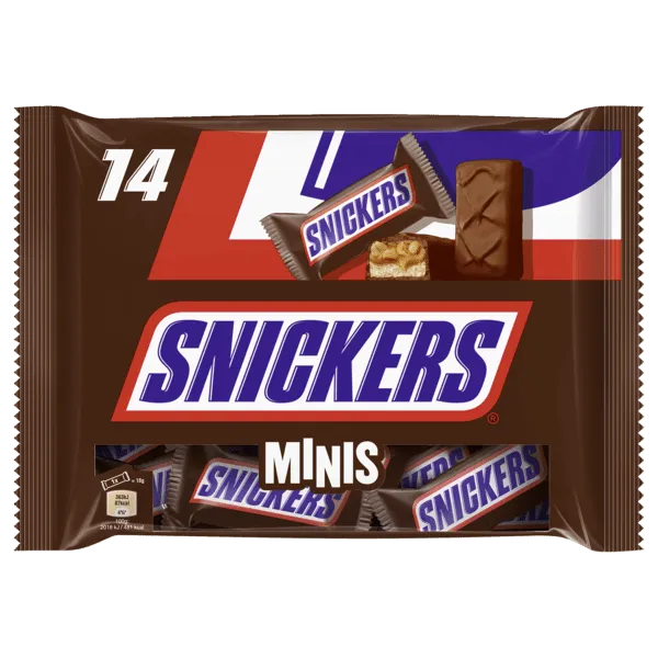 Mars-, Snickers-, Twix- oder Milky Way-Minis