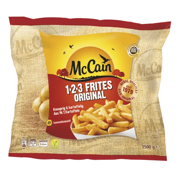 Mc Cain 1-2-3 Frites Original oder Golden Longs