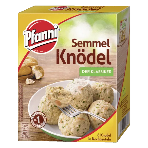 Pfanni Knödel im Kochbeutel oder Kartoffelpüree