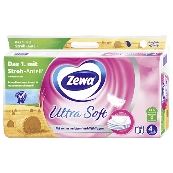 Zewa Toilettenpapier Ultra Soft 4-lagig