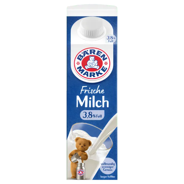 Bärenmarke Die frische Milch oder H-Milch