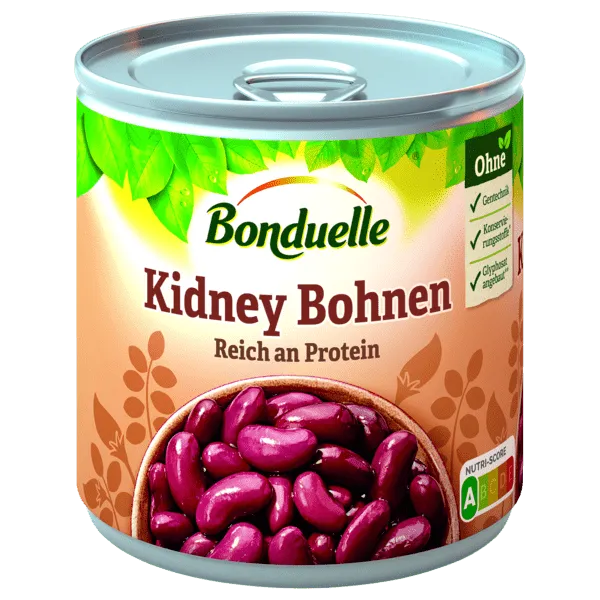 Bonduelle Kidney-, Weiße Bohnen, Linsen und Kichererbsen