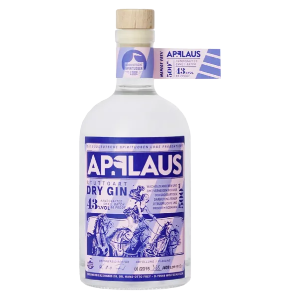 Applaus Stuttgart Dry Gin oder Ginstr Stuttgart Dry Gin