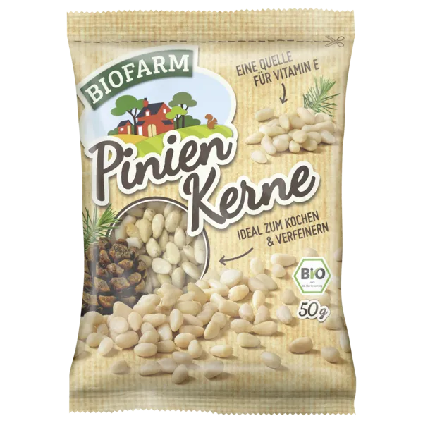 Biofarm Bio Walnusskerne oder Pinienkerne