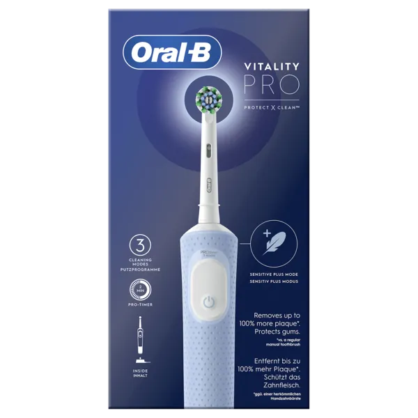 Oral-B Elektrische Zahnbüste B Vitality Pro blue