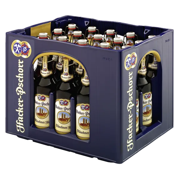 Hacker Pschorr Münchner hell oder Flensburger