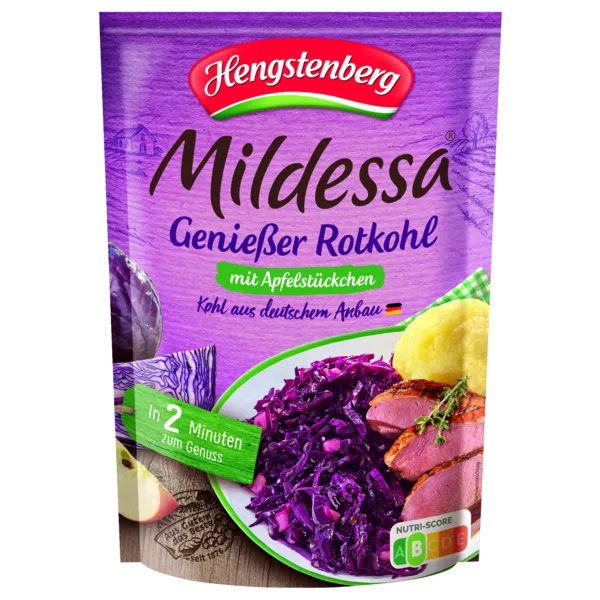 Hengstenberg Genießer Rotkohl oder Apfelrotkohl