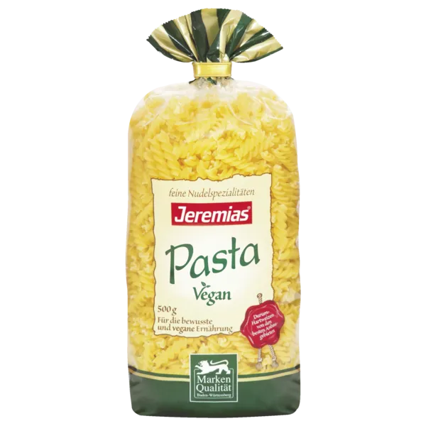 Jeremias Pasta vegan Die Nudel ohne Ei