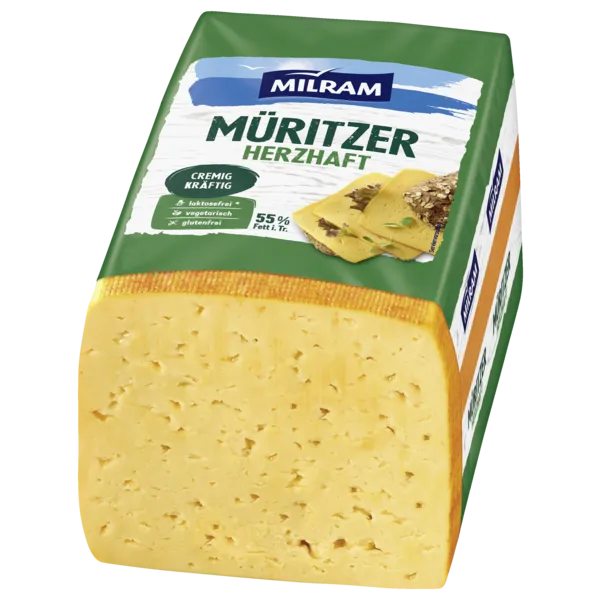 Milram Müritzer, Sylter, Kerrygold Cheddar