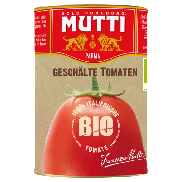 Mutti Bio Pelati Schältomaten oder Bio Tomaten gehackt