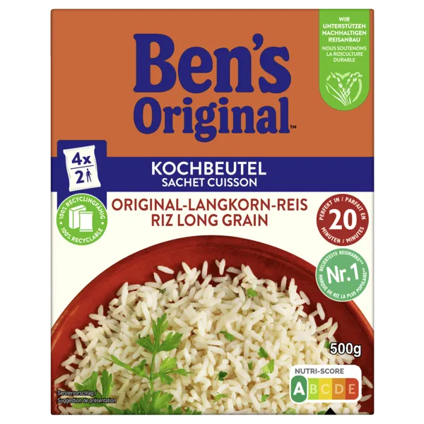 Ben's Original Reis lose oder im Kochbeutel