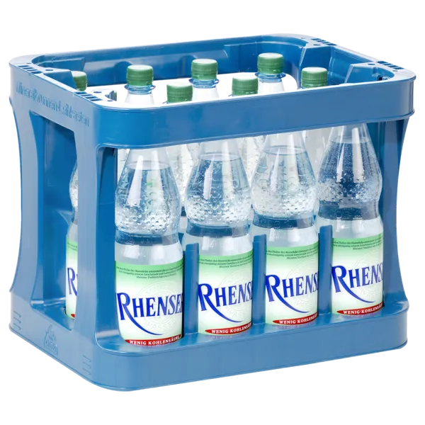 Rhenser 12 x 1 l PET oder Rhodius 12 x 0,75 l Glas