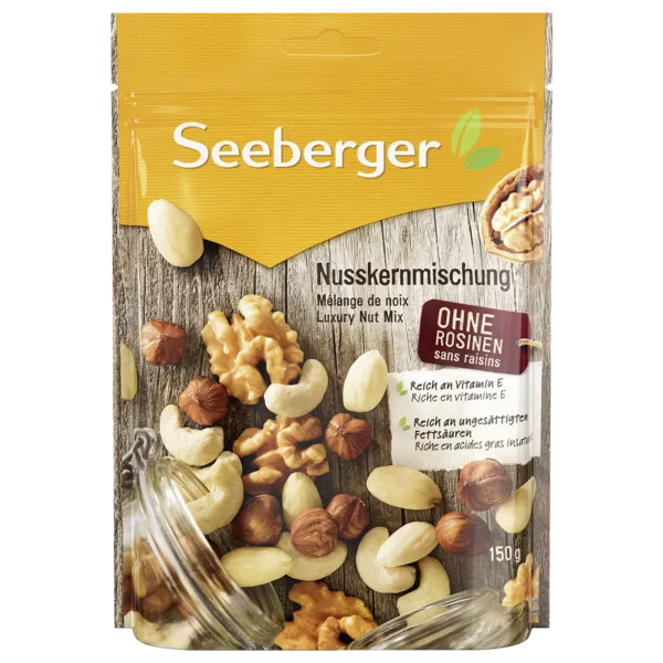 Seeberger Nusskernmischung oder Edel-Nuss-Mix