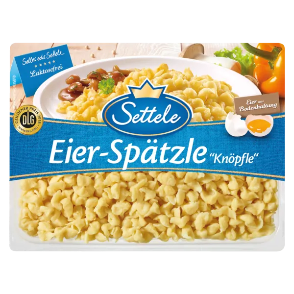 Settele Eier-Spätzle Knöpfle oder Lange Spätzle