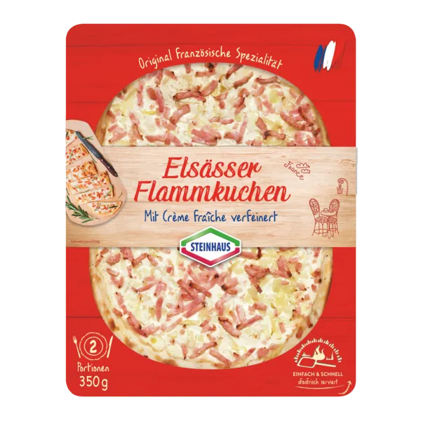 Steinhaus Flammkuchen oder Dermaris Zwiebelkuchen