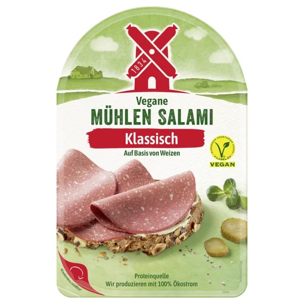 Veganer Schinken-Spicker, Salami