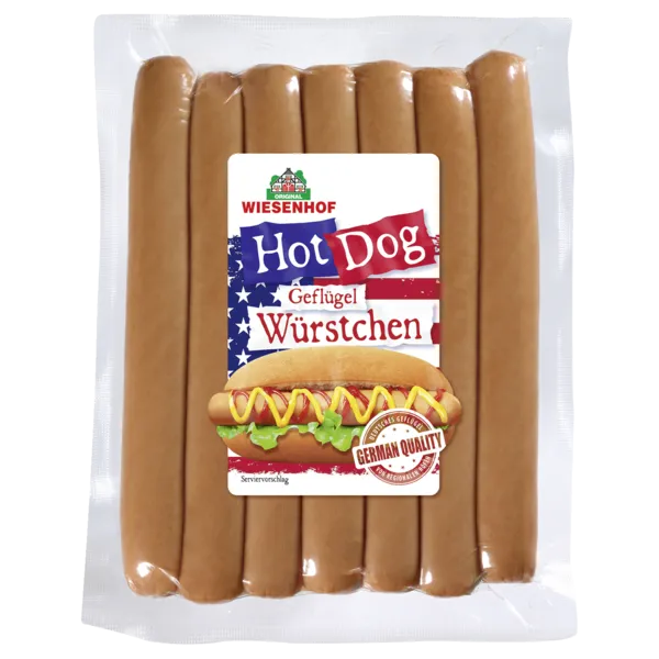 Wiesenhof Hot Dog Geflügel-Würstchen