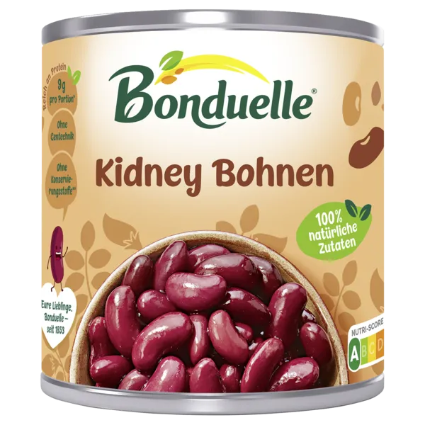 Bonduelle Kidney-, Weiße Bohnen, Linsen und Kichererbsen