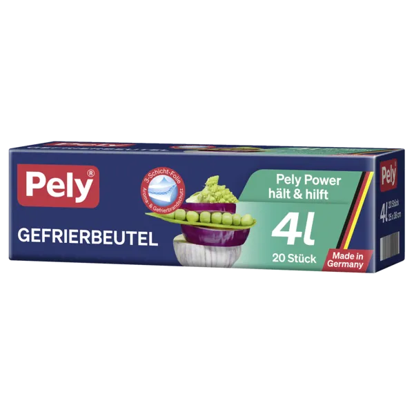 Pely Klimaneutrale Gefrierbeutel