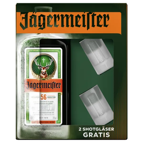 Jägermeister Kräuterlikör oder Orange