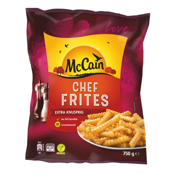 McCain Golden Longs, Steakhouse Frites oder Chef-Frites