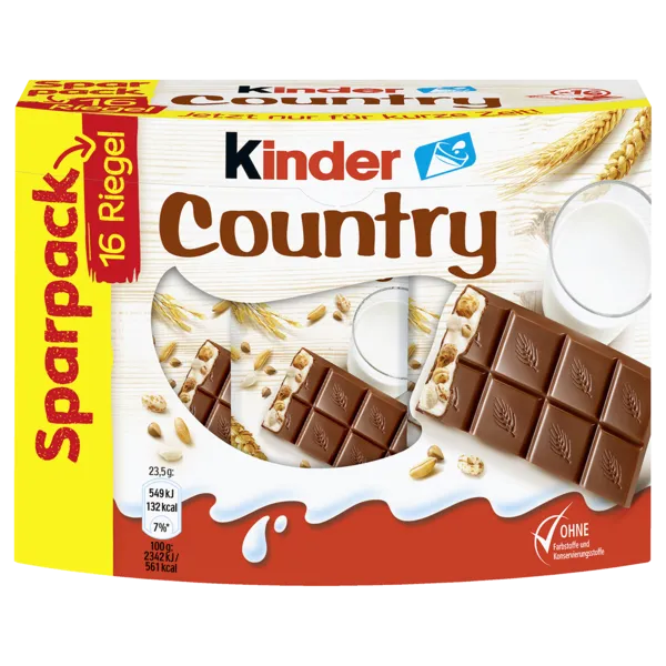 Kinder Country 16er Sparpack