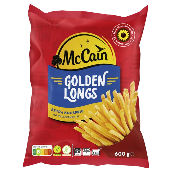McCain Golden Longs, Steakhouse Frites oder Chef-Frites