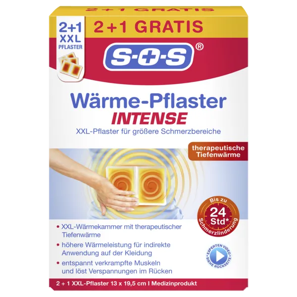 SOS Wärme-Pflaster Intense XXL