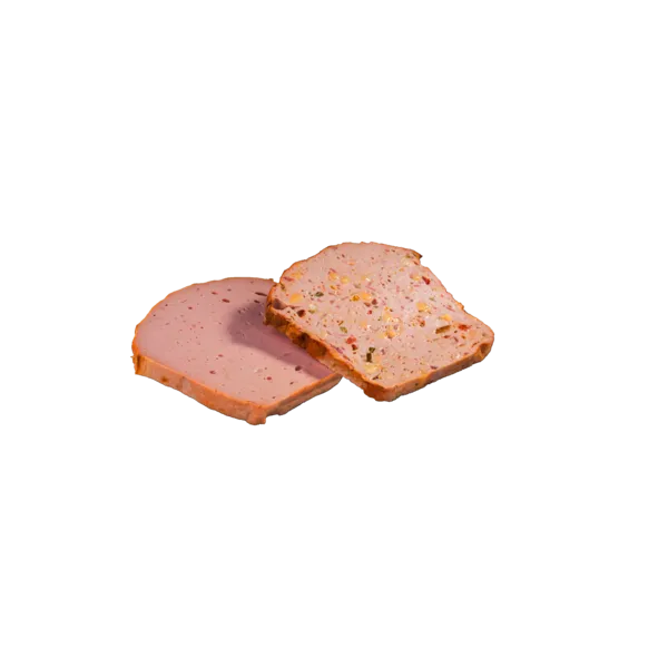 Münchener Weißwurst, Fleischkäse gebacken