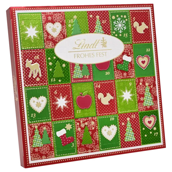 Lindt Mini Tisch Kalender Weihnachten