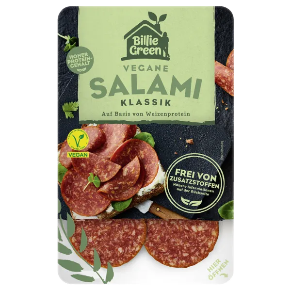 Billie Green Vegane Salami