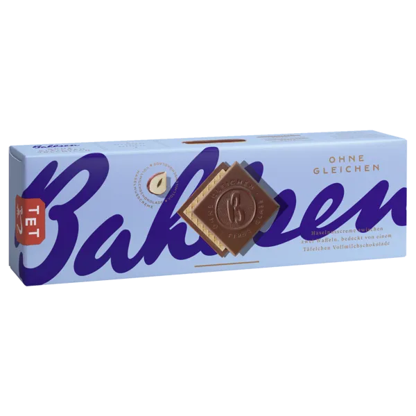 Bahlsen Hazelnut Cream & Choc Vollmilch, Messino, Ohne Gleichen oder Perpetum