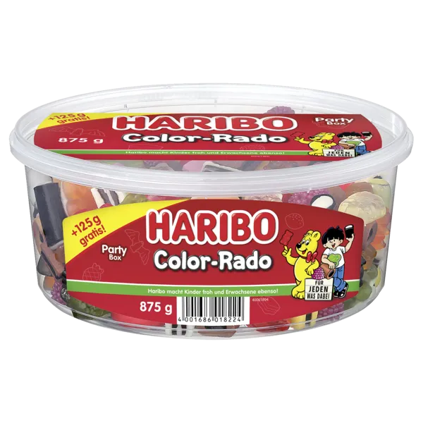 Haribo Fruchtgummi oder Lakritz
