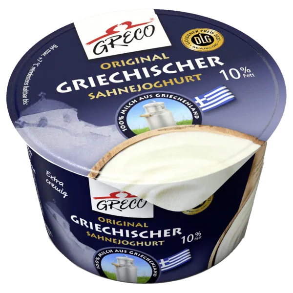 Greco Griechischer Sahnejoghurt oder Schafjoghurt