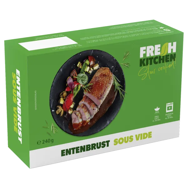 Fresh Kitchen Entenbrust, Entenkeule