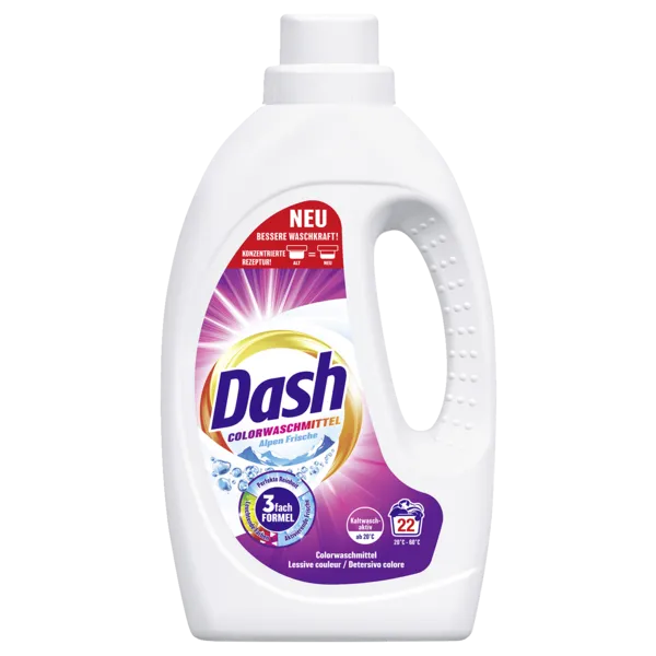 Dalli oder Dash Waschmittel Pulver, Flüssig oder Caps