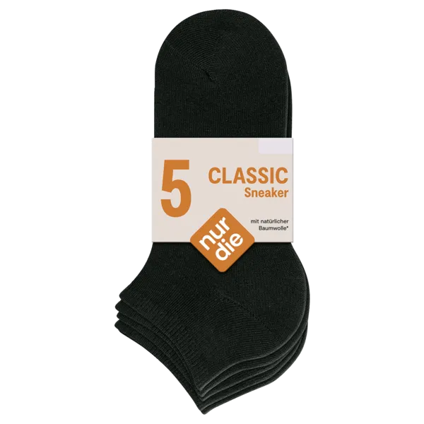 Damen & Herren Sneaker Socken 5er Pack