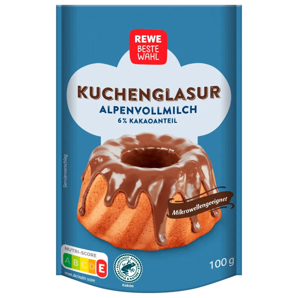REWE Kuchenglasur Alpenvollmilch | Kuchenglasur | HIT