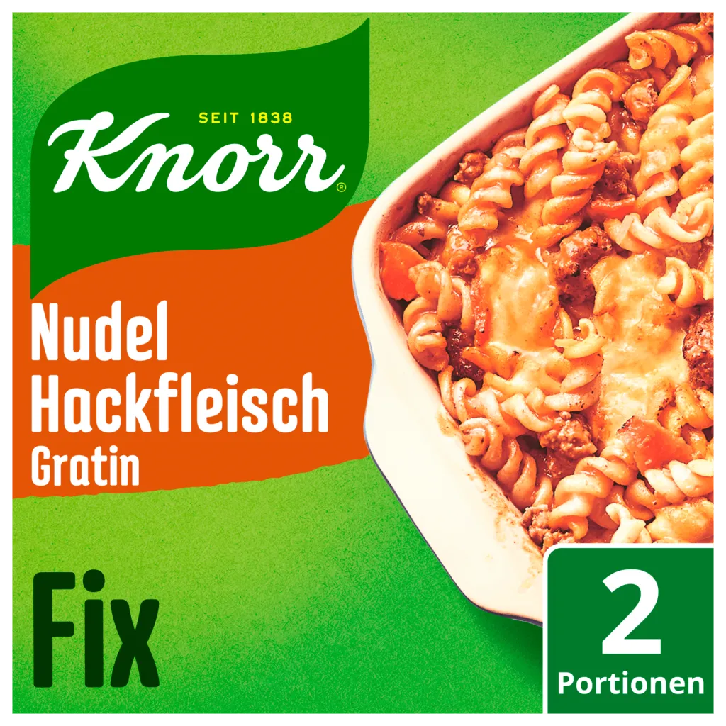 Knorr Fix Nudel-Hackfleisch Gratin | Fixprodukte | HIT